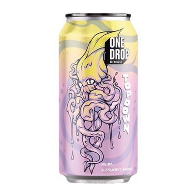One Drop Top Down NEIPA 440ml Can Craft Beer One Drop Brewing Co