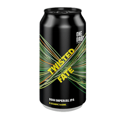 One Drop Twisted Fate DDH Imperial IPA Single Craft Beer One Drop Brewing Co
