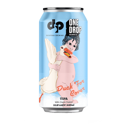 One Drop x Duck Pond Duck For Cover DDH Clean Fusion TIPA 440ml Can Craft Beer One Drop Brewing Co