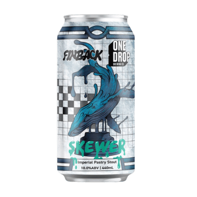 One Drop x Finback Skewer Imperial Pastry Stout 440ml Can Craft Beer One Drop Brewing Co