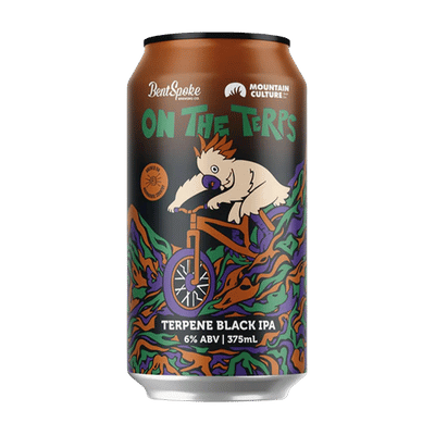 Bentspoke x Mountain Culture On The Terps Terpene Black IPA 375ml Can