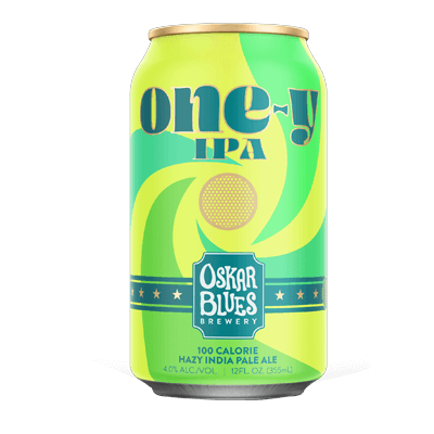 Oskar Blues One-y 100 Calorie Hazy IPA Craft Beer Oskar Blues Brewery