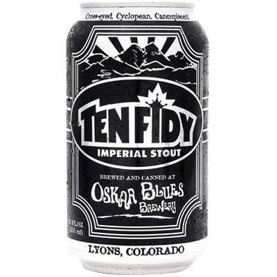 Oskar Blues Ten FIDY Imperial Stout Single Craft Beer Oskar Blues Brewery