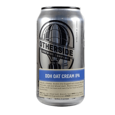 Otherside DDH Oat Cream IPA Craft Beer Otherside Brewing Co