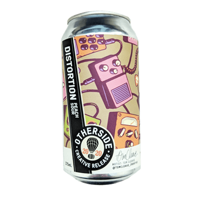 Otherside Distortion Peach Sour 2020 Craft Beer Otherside Brewing Co