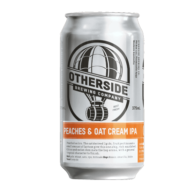 Otherside Peaches & Oat Cream IPA Craft Beer Otherside Brewing Co