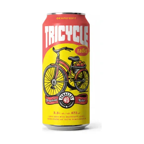Parallel 49 Tricycle Grapefruit Radler 473ml Can Craft Beer Parallel 49