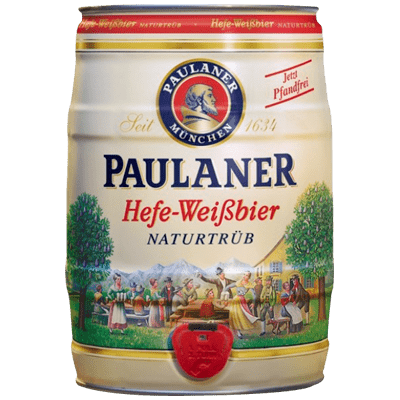 Paulaner Hefeweizen 5L Keg Single Craft Beer Paulaner Brauerei