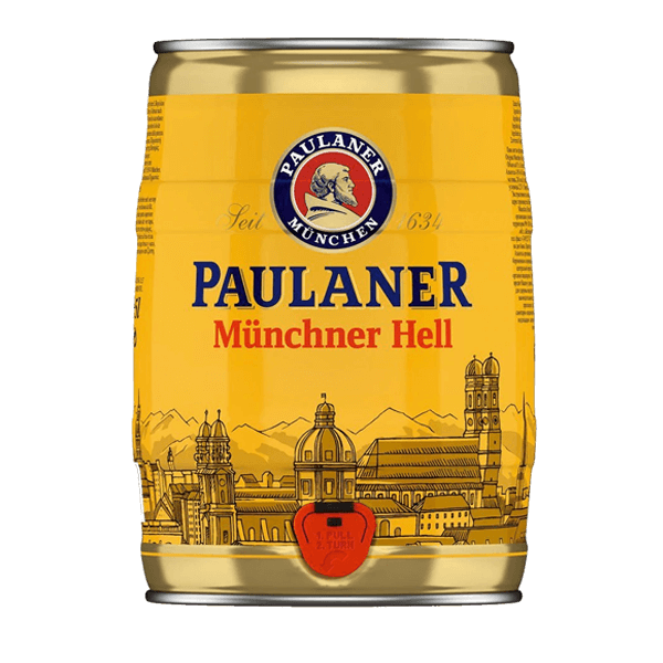 Paulaner Original Munchner Hell 5L Keg Craft Beer Paulaner Brauerei