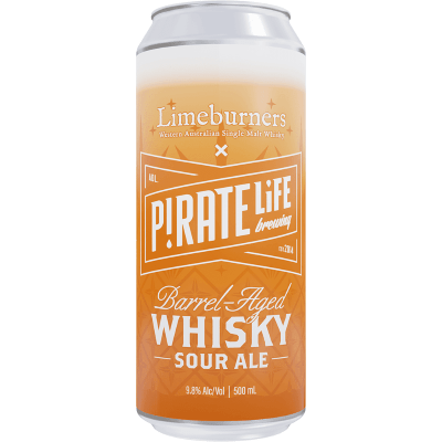Pirate Life Barrel Aged Whisky Sour Ale 500ml Can Craft Beer Pirate Life Brewing