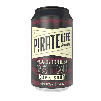Pirate Life Black Forest Gateau Dark Sour 355ml Can Craft Beer Pirate Life Brewing