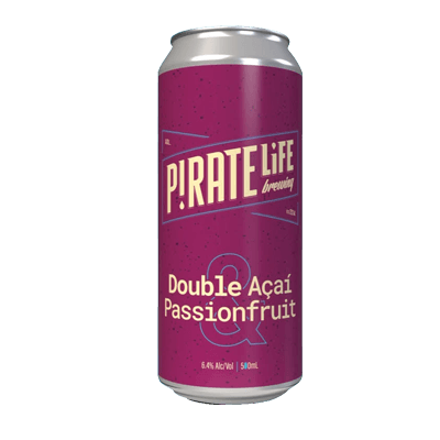 Pirate Life Double Acai & Passionfruit Sour Ale Craft Beer Pirate Life Brewing