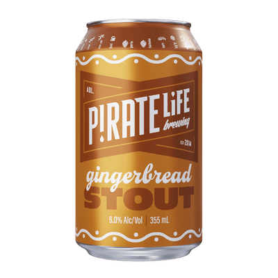 Pirate Life Gingerbread Stout 355ml Can Craft Beer Pirate Life Brewing