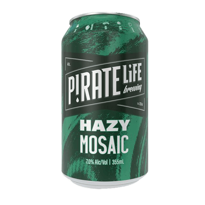 Pirate Life Hazy Mosaic IPA 355ml Can Craft Beer Pirate Life Brewing