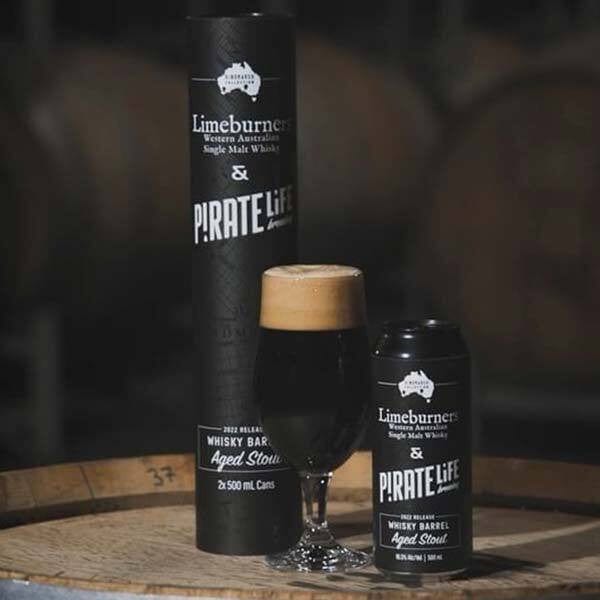 Pirate Life /Limeburners 2022 Whisky Barrel Aged Imperial Stout 500ml Can Twin Pack Craft Beer Pirate Life Brewing
