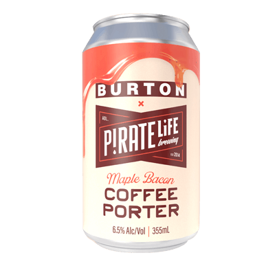 Pirate Life Maple Bacon Coffee Porter 355ml Can Craft Beer Pirate Life Brewing