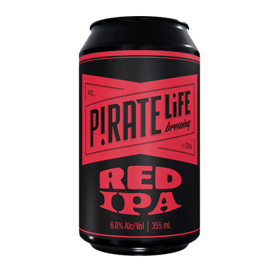 Pirate Life Red IPA 355ml Can Craft Beer Pirate Life Brewing