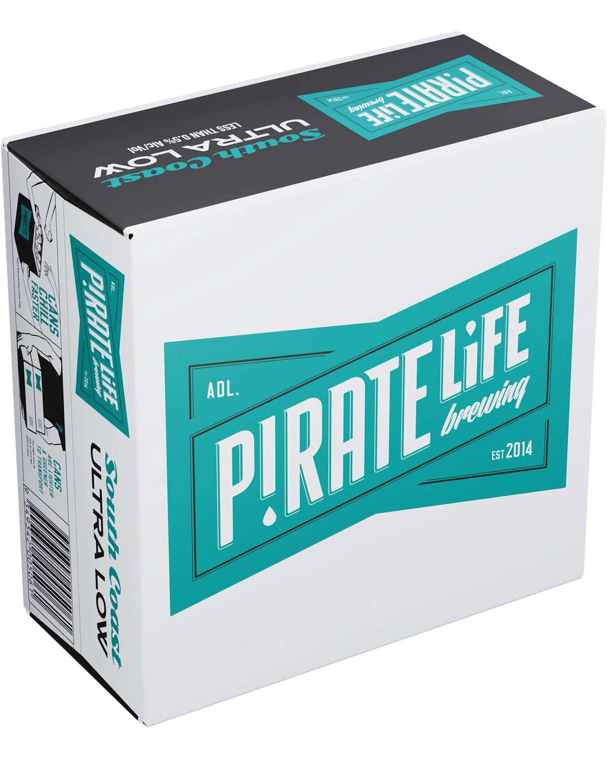 Pirate Life South Coast Ultra Low Can Pack of 16 Sans Drinks Bundle Beer Cartel