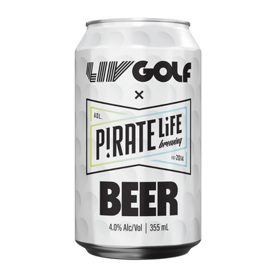 Pirate Life x LIV Golf Beer 355ml Can Pirate Life Brewing