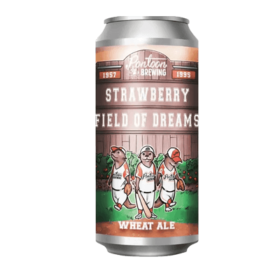 Pontoon Brewing Strawberry Field of Dreams Wheat Ale 473ml Can Craft Beer Pontoon Brewing