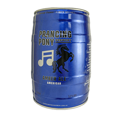 Prancing Pony Amber Ale 5L Mini Keg Craft Beer Prancing Pony Brewery