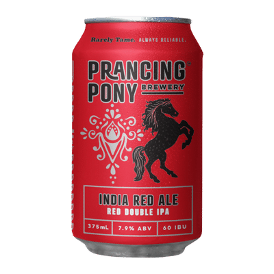 Prancing Pony India Red Ale 375ml Can Craft Beer Prancing Pony Brewery