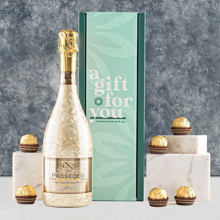 Prosecco & Ferrero Rocher Hamper Gift Packs Brewquets
