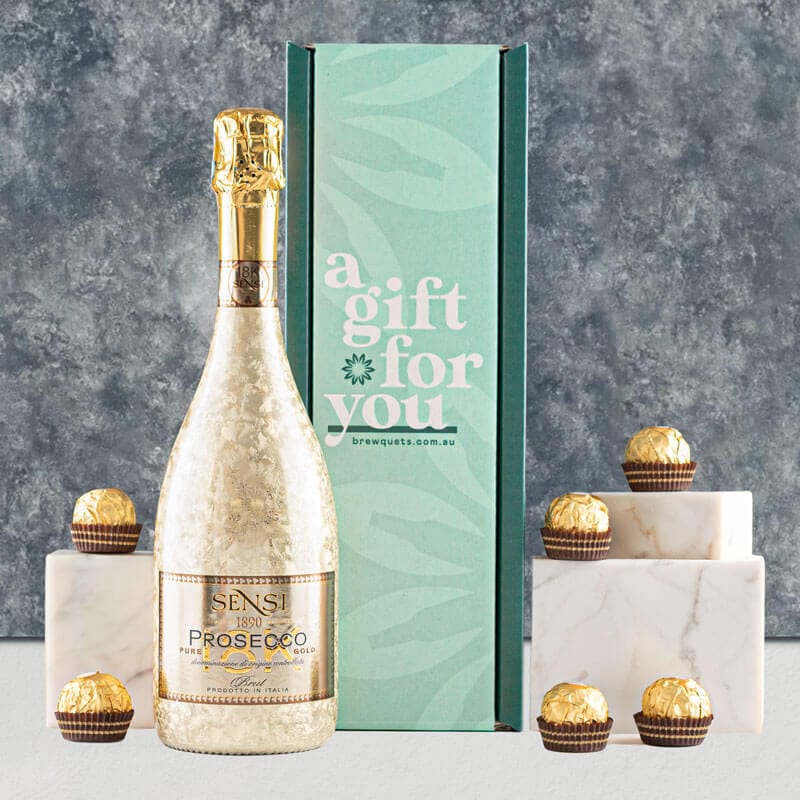 Prosecco & Ferrero Rocher Hamper Gift Packs Brewquets