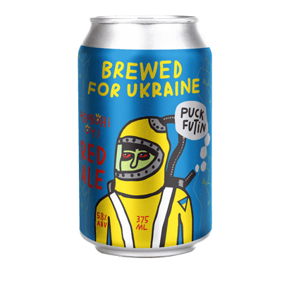 Puck Futin Red Ale 375ml Can - Case of 12 Single / Beer Craft Beer Prancing Pony Brewery