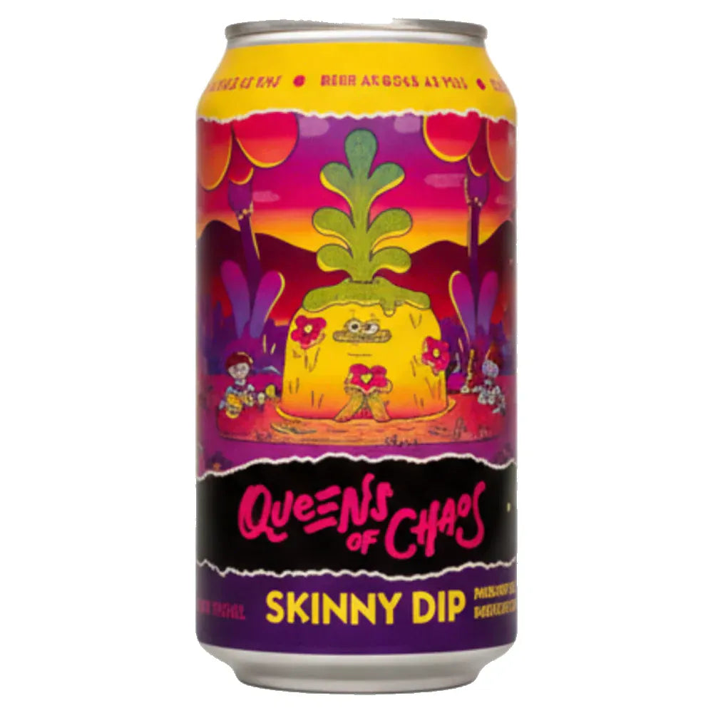 Queens Of Chaos Skinny Dip Pineapple & Hibiscus Sour 375ml Can Craft Beer Queens of Chaos