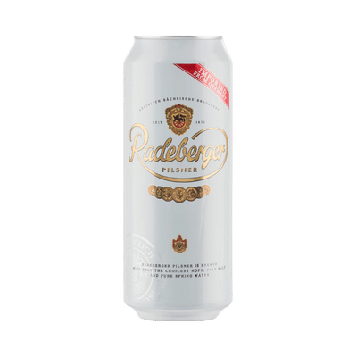 Radeberger Pilsner 500ml Can Craft Beer Radeberger Exportbierbrauerei GmbH