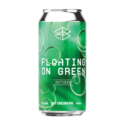 Range Brewing Floating On Green Motueka Oat Cream IPA 440ml Can Craft Beer Range