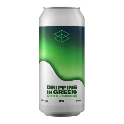 Range Dripping In Green: Citra & Simcoe DDH IPA 440ml Can Craft Beer Range Brewing