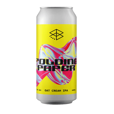 Range Folding Paper Oat Cream IPA 440ml Can Craft Beer Range Brewing