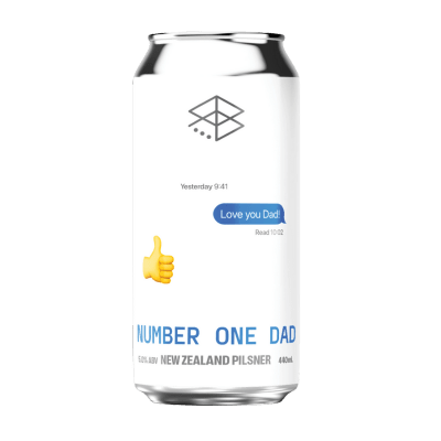 Range Number One Dad New Zealand Pilsner 440ml Can Craft Beer Range