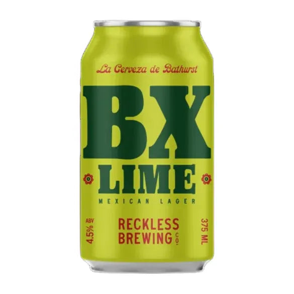 Reckless Brewing BX Lime 375ml Can Craft Beer Reckless