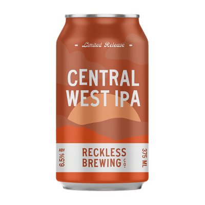 Reckless Central West IPA 375ml Can Craft Beer Reckless Brewing Co.