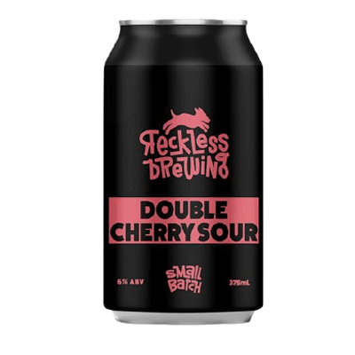 Reckless Double Cherry Sour Ale 375ml Can Craft Beer Reckless Brewing Co.