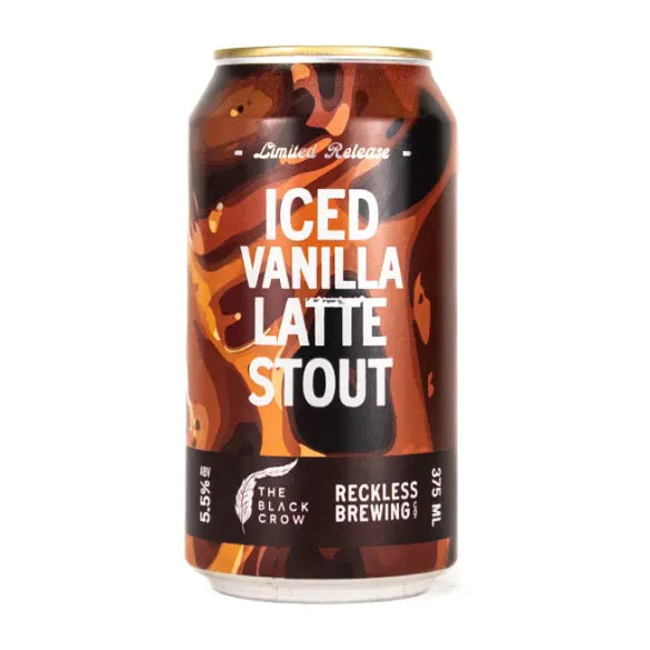 Reckless Iced Vanilla Latte Stout 375ml Can Craft Beer Reckless