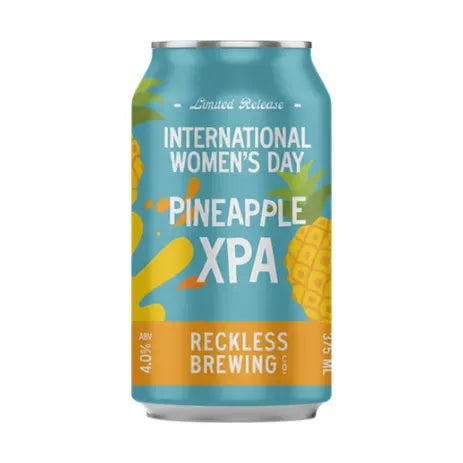 Reckless International Women's Day Pineapple XPA 375ml Can Craft Beer Reckless Brewing Co.