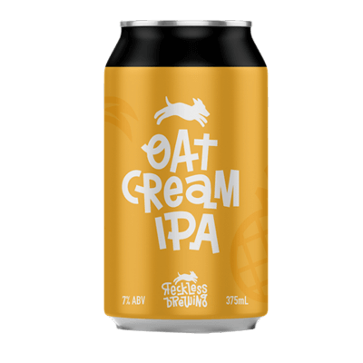 Reckless Oat Cream IPA 375ml Can Craft Beer Reckless Brewing Co.