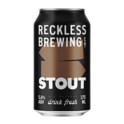 Reckless Stout 375ml Can Craft Beer Reckless Brewing Co.
