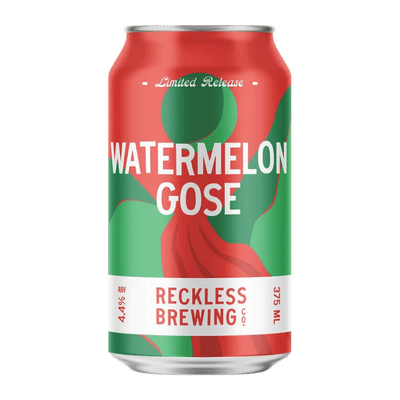 Reckless Watermelon Gose 375ml Can Craft Beer Reckless Brewing Co.