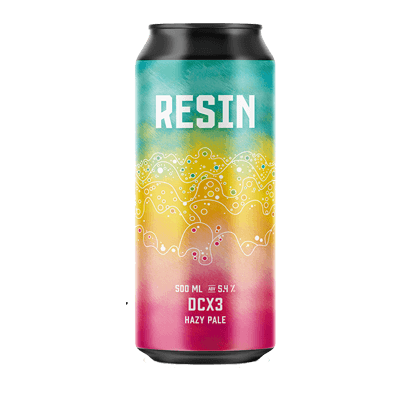 Resin DCX3 Hazy Pale Ale 500ml Can Craft Beer Resin