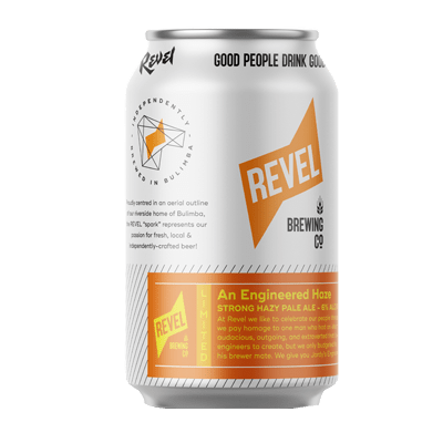 Revel An Engineered Haze Strong Hazy Pale Ale Craft Beer Revel Brewing Co