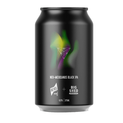 Revel/Big Shed Neo-Mexicanus Black IPA 375ml Can Craft Beer Revel Brewing Co