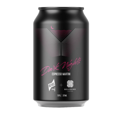 Revel Dark Nights Espresso Martini Stout 375ml Can Craft Beer Revel Brewing Co