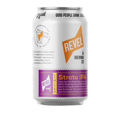 Revel Single Hop Strata IPA Craft Beer Revel Brewing Co