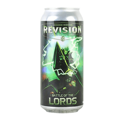 Revision Battle of the Lords Hazy DIPA Craft Beer Revision Brewing Company