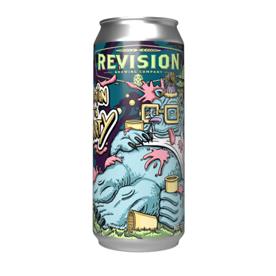 Revision Invitation To Party NE Hazy Double IPA 470ml Can Craft Beer Revision